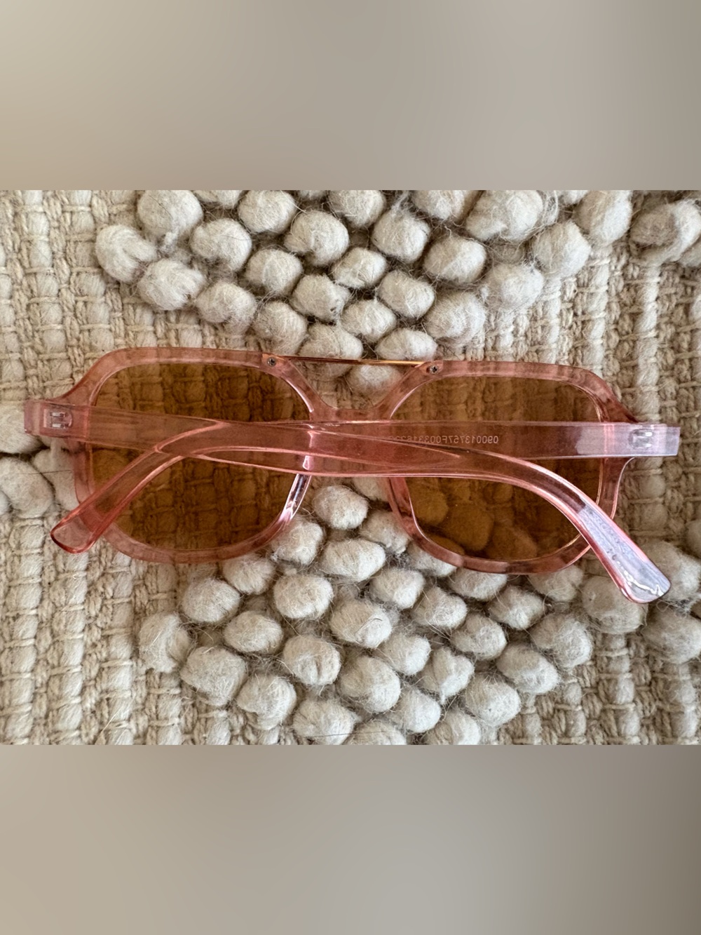 Vintage Pink Frame Sunglasses with Brown Lenses 🤎 - Picture 2 of 2